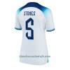 Camiseta de fútbol Inglaterra John Stones 5 Primera Equipación Mundial 2022 - Mujer